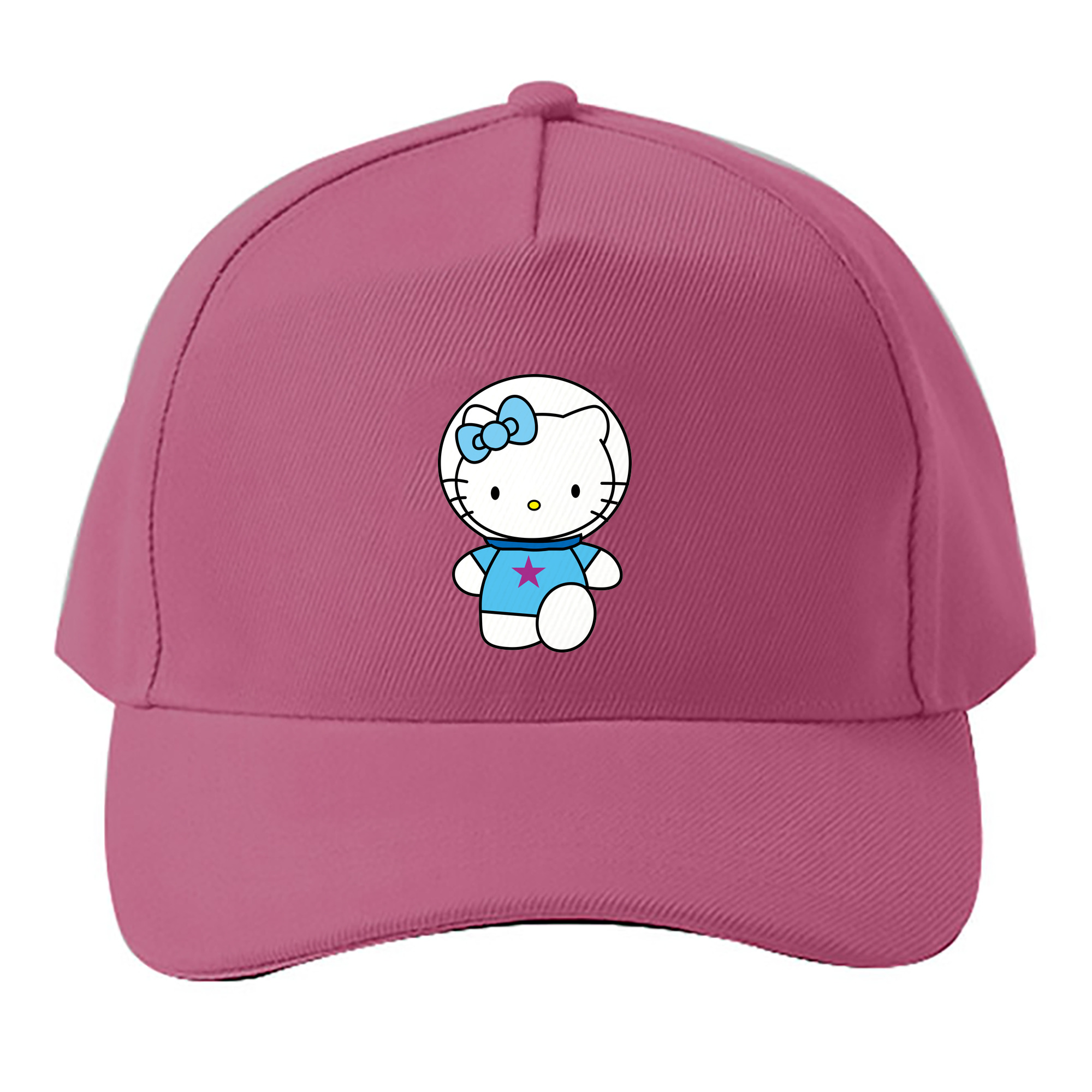 （画像用） Hello Kitty ハローキティ ベースボールキャップ 綿100％ 男女兼用 帽子 スポーツ